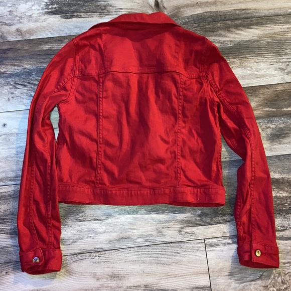 Michael Kors Red Women’s Cropped Jacket Size S - Picture 3 of 3